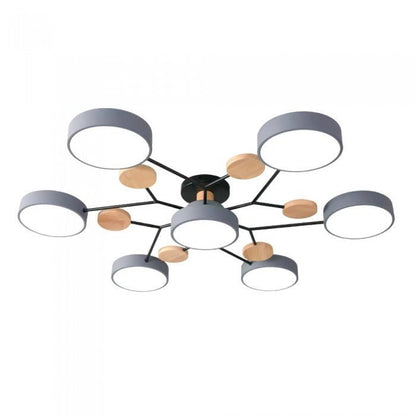 Skandinavisk LED loftslampe – moderne gren-design varm hvid lampe