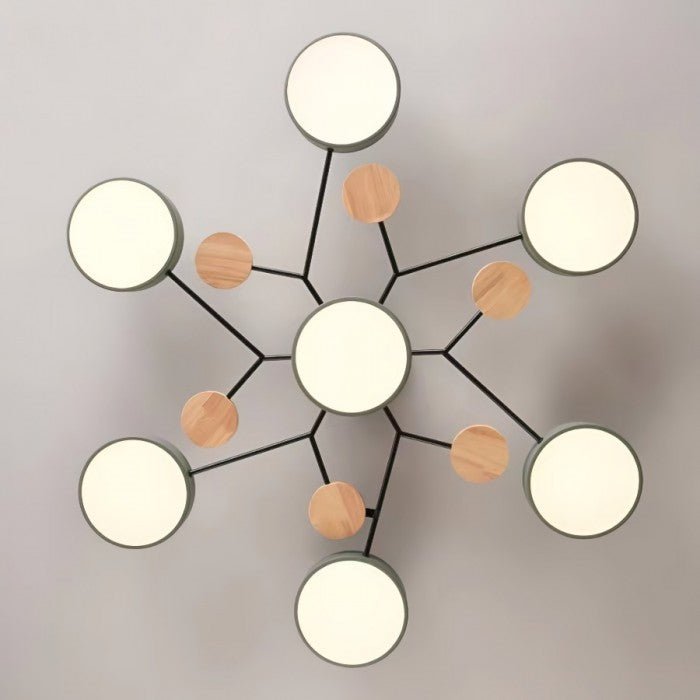 Skandinavisk LED loftslampe – moderne gren-design varm hvid lampe