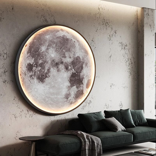 Mond-Wandleuchte mit einstellbarem LED-Leuchten für stimmungsvolle Wohnraumbeleuchtung