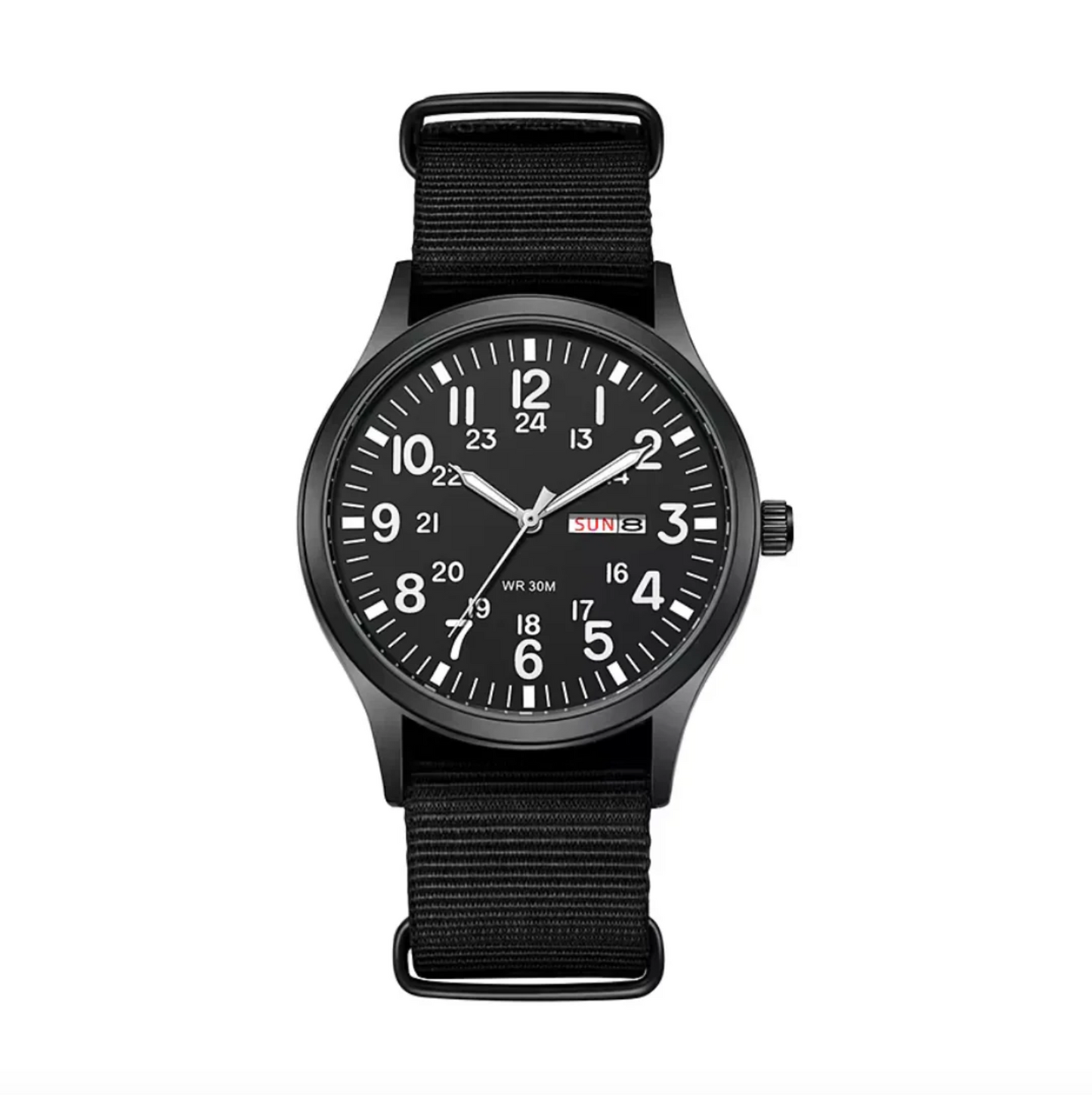 Robuste Outdoor-Herrenuhr mit wasserdichtem Edelstahl-Design