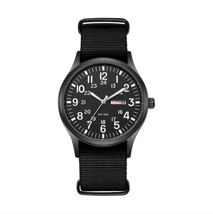 Robuste Outdoor-Herrenuhr mit wasserdichtem Edelstahl-Design