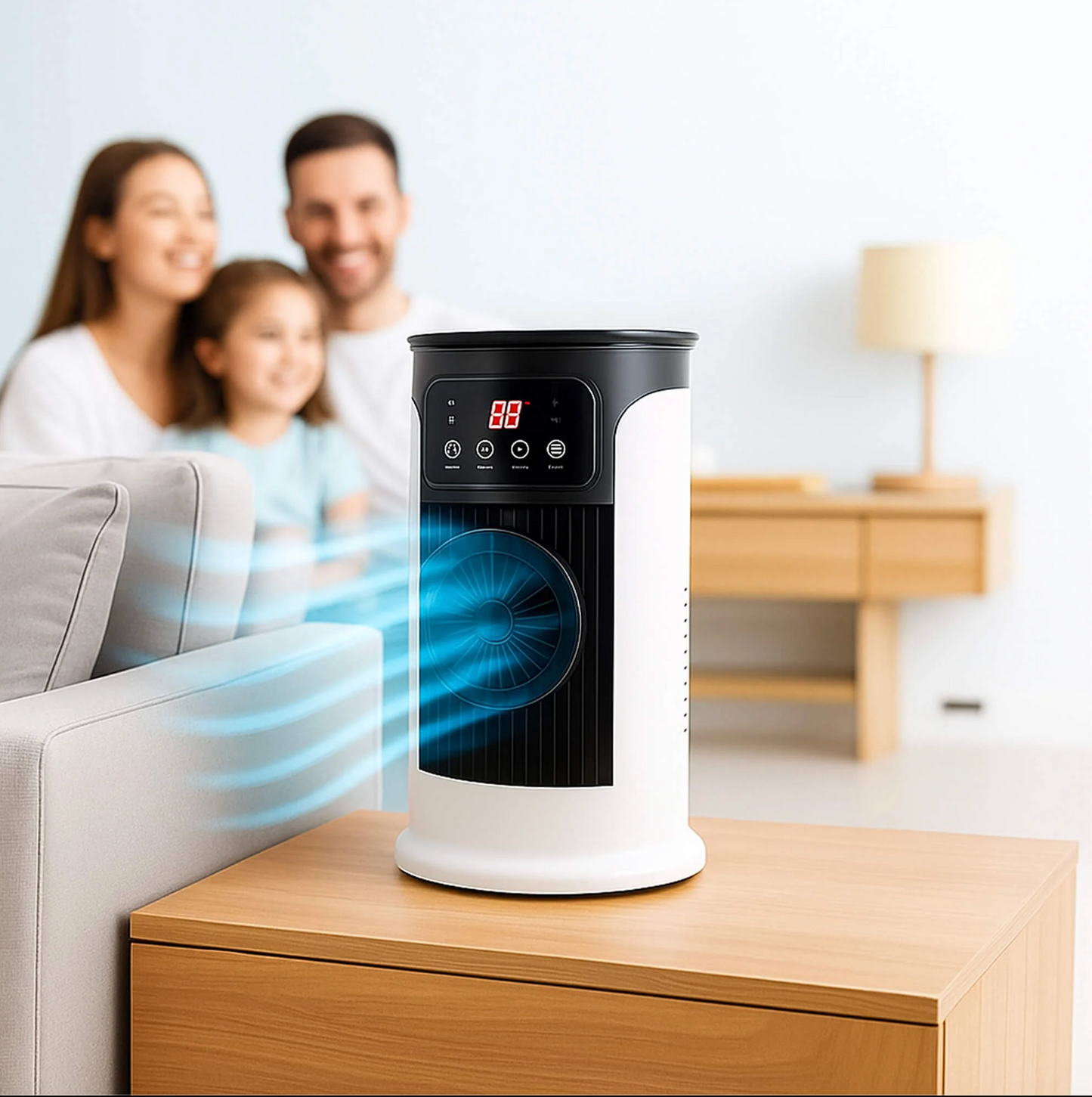 Portable Windowless Air Cooler with Mist Function