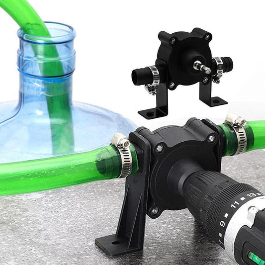 Self Priming Transfer Pump for Electric Drill Fast Liquid Transfer Tool Compact Portable Design