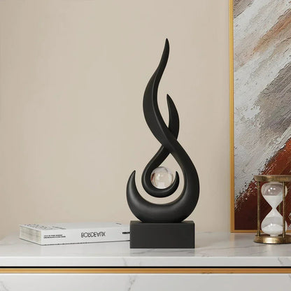 Serenity abstrakt skulptur – moderne kunstnerisk hjemmedekoration