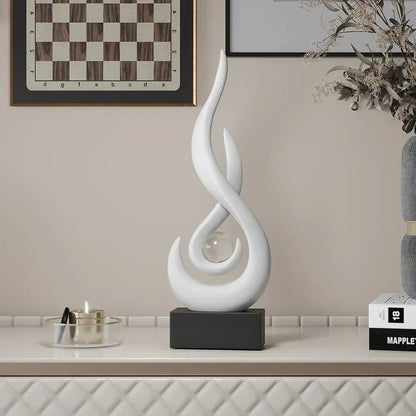 Serenity abstrakt skulptur – moderne kunstnerisk hjemmedekoration