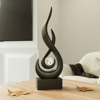 Serenity abstrakt skulptur – moderne kunstnerisk hjemmedekoration