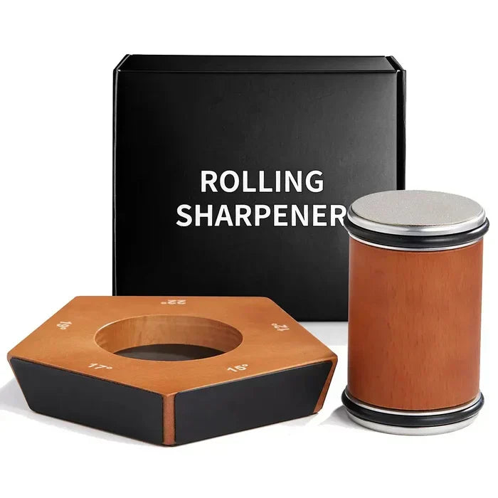 SharpRoll Manual Diamond Knife Sharpener with Rolling Design for Precise Easy Blade Sharpening