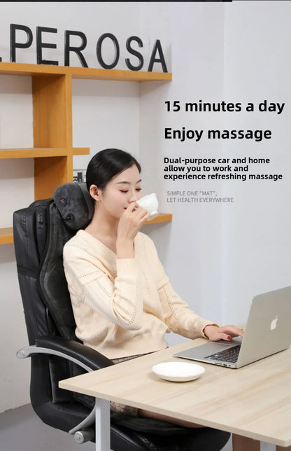 Shiatsu fuldkrops rygmassager med varme og justerbart design