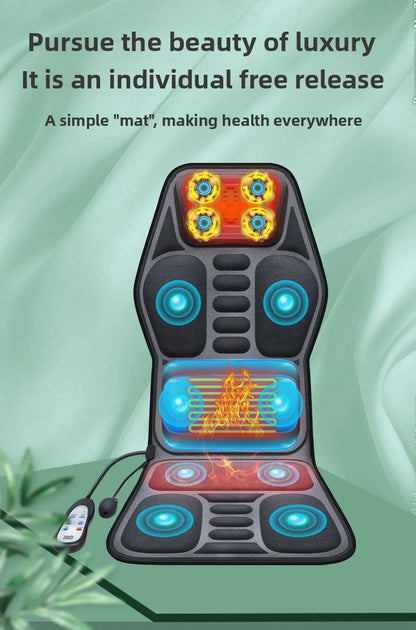 Shiatsu fuldkrops rygmassager med varme og justerbart design