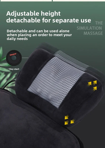 Shiatsu fuldkrops rygmassager med varme og justerbart design