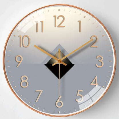 Silent Wall Clock Elegant Non Ticking Design for Bedroom and Office