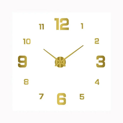 Silent Wall Clock Elegant Non Ticking Design for Bedroom and Office
