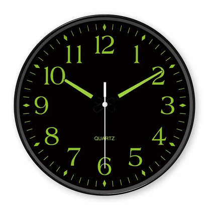 Silent Glow Wanduhr Leuchtende Moderne Quarzuhr