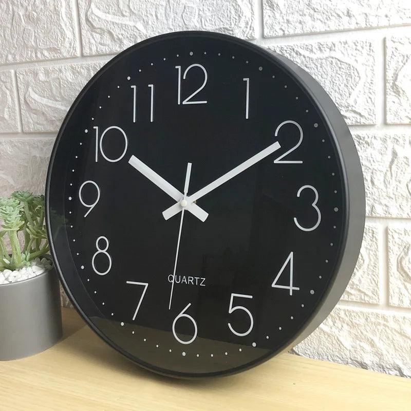 Stille vægur uden tikken moderne minimalistisk 30 cm
