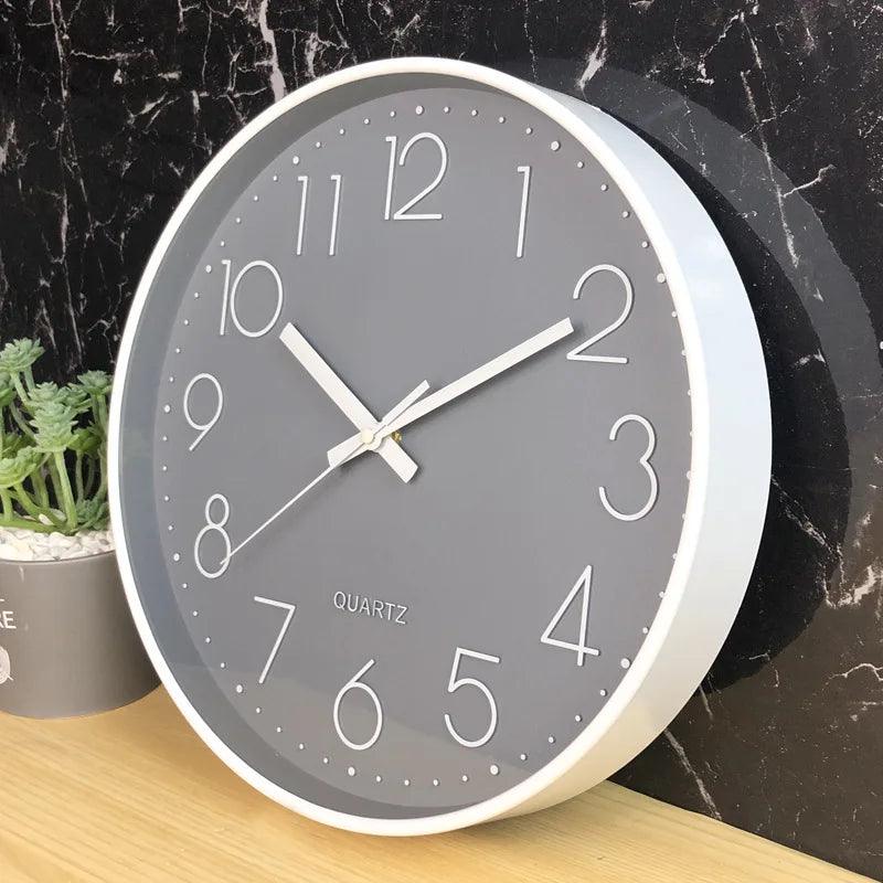 Stille vægur uden tikken moderne minimalistisk 30 cm