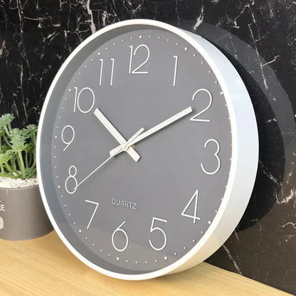 Stille vægur uden tikken moderne minimalistisk 30 cm