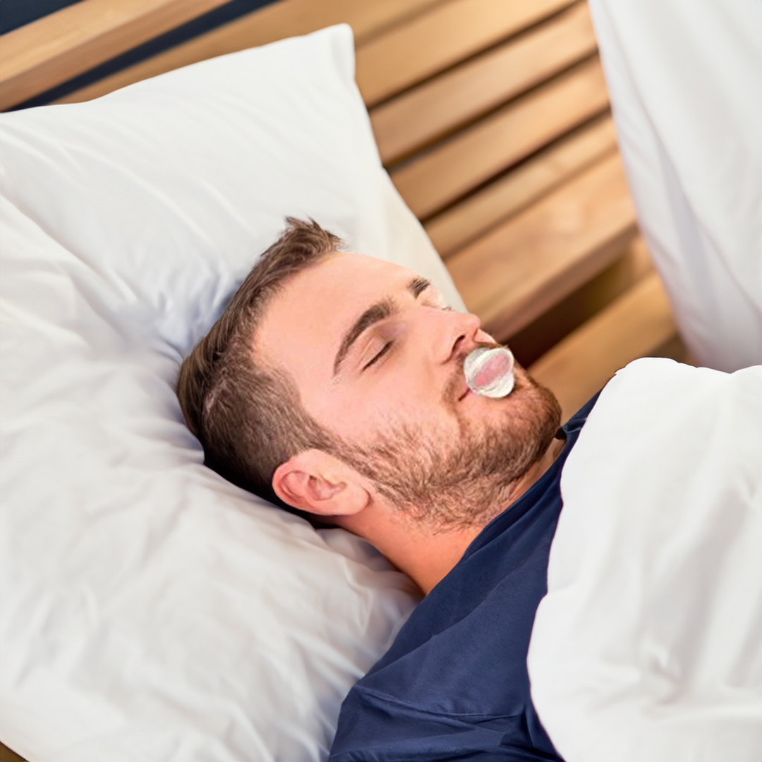 Silicone Anti Snoring Tongue Device Comfortable Sleep Support Mouthpiece