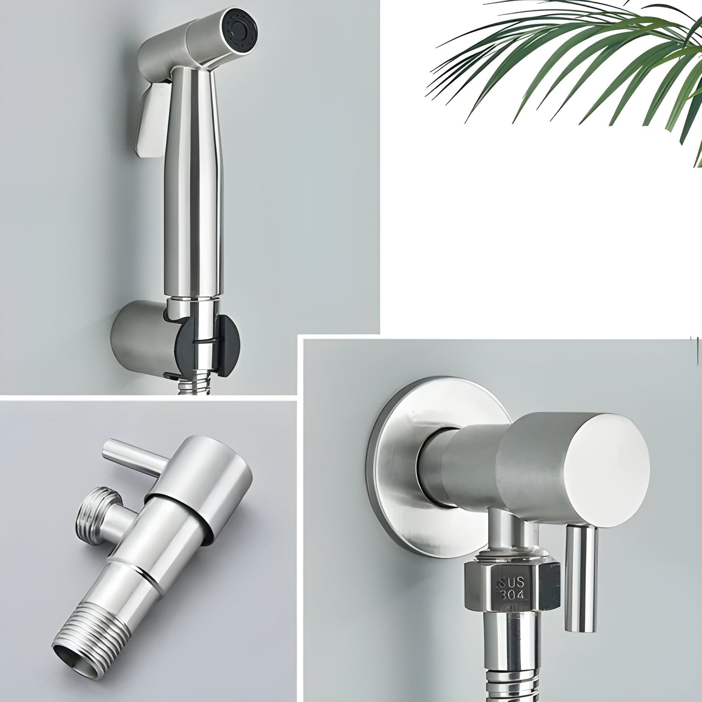SilkStream Stainless Steel Bidet Sprayer Handheld Toilet Shower