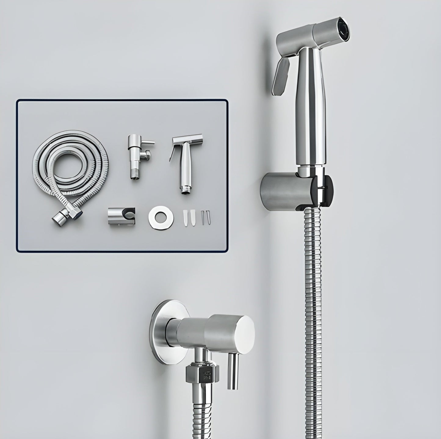 SilkStream Stainless Steel Bidet Sprayer Handheld Toilet Shower
