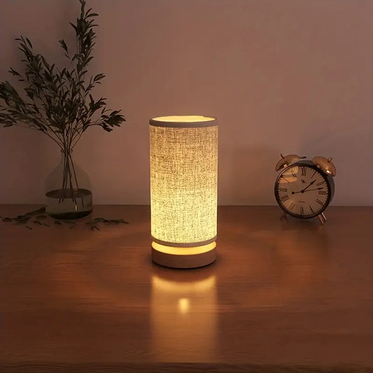 SimpleGlow minimalistische houten nachtlamp warme verlichting