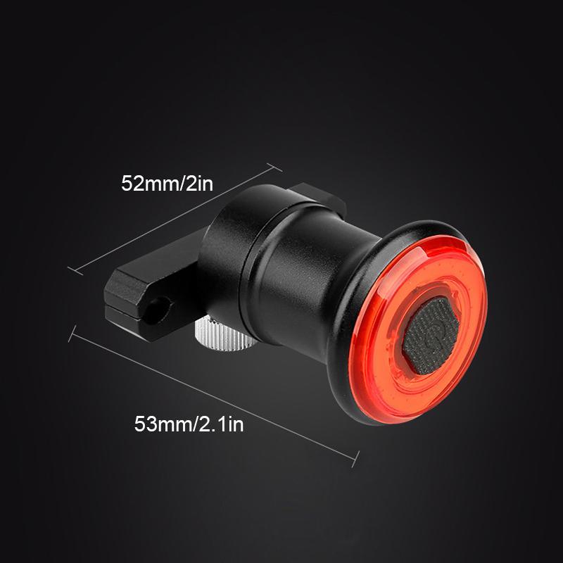 Slimme fietsachterlicht USB-oplaadbaar waterdicht LED achterveiligheidslicht