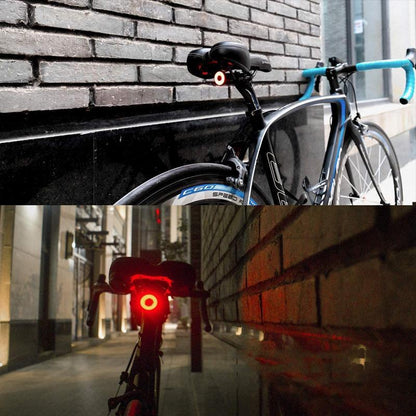 Slimme fietsachterlicht USB-oplaadbaar waterdicht LED achterveiligheidslicht