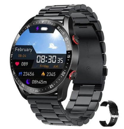 Slimme fitnesswatch met hartslag-, bloeddruk- en activiteitsregistratie
