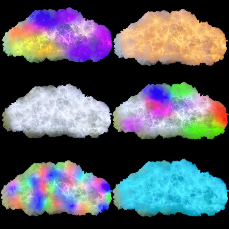 Inteligentna lampa LED Cloud Light RGB z synchronizacją muzyki, aplikacją i pilotem