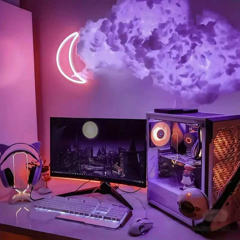 Inteligentna lampa LED Cloud Light RGB z synchronizacją muzyki, aplikacją i pilotem