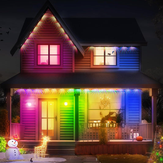 Slimme RGB buitenverlichting app- en spraakgestuurde weerbestendige verlichting
