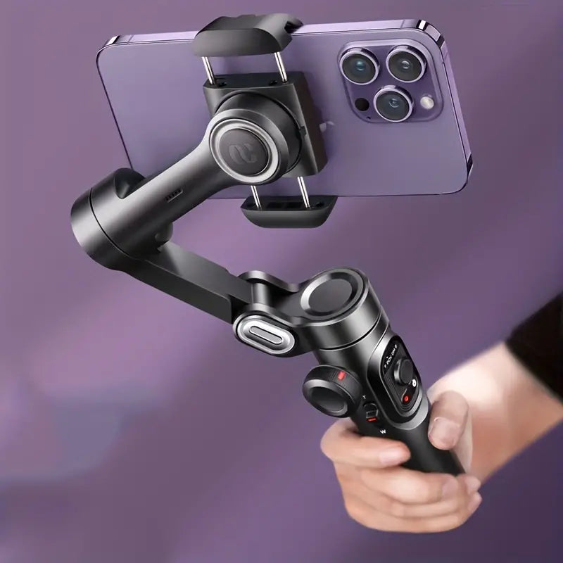 SmartPro smartphone gimbal stabilisator opvouwbaar 3-assig handapparaat
