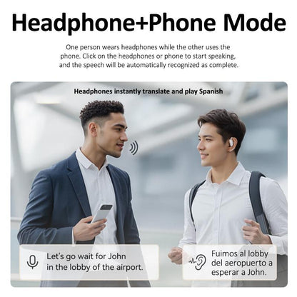 SmartSpeak AI Übersetzer Ohrhörer Echtzeitübersetzung Bluetooth kabellos