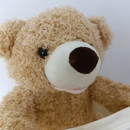 SnuggleBuddy peek a boo bjørn interaktivt talende plysdyr til babyer og småbørn