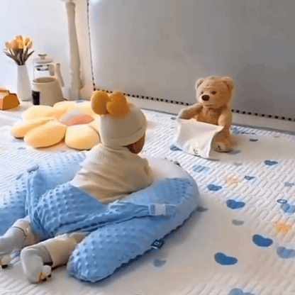 SnuggleBuddy peek a boo bjørn interaktivt talende plysdyr til babyer og småbørn