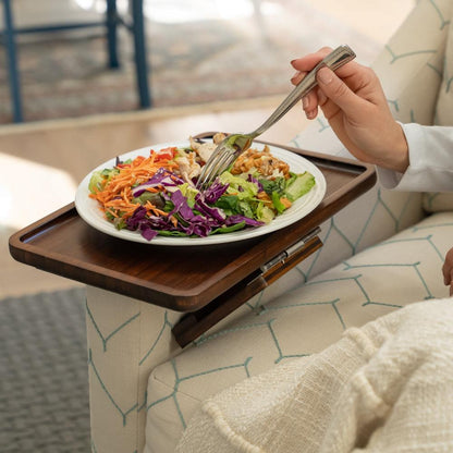 SofaMate verstelbare sofa armleuning tafel voor drankjes en essentials