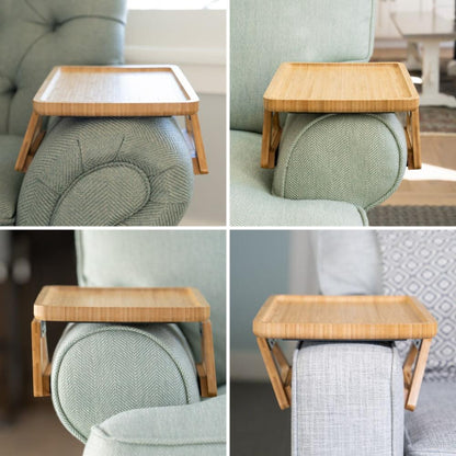 SofaMate verstelbare sofa armleuning tafel voor drankjes en essentials