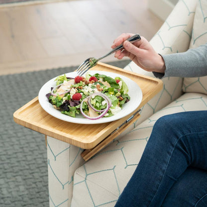 SofaMate verstelbare sofa armleuning tafel voor drankjes en essentials