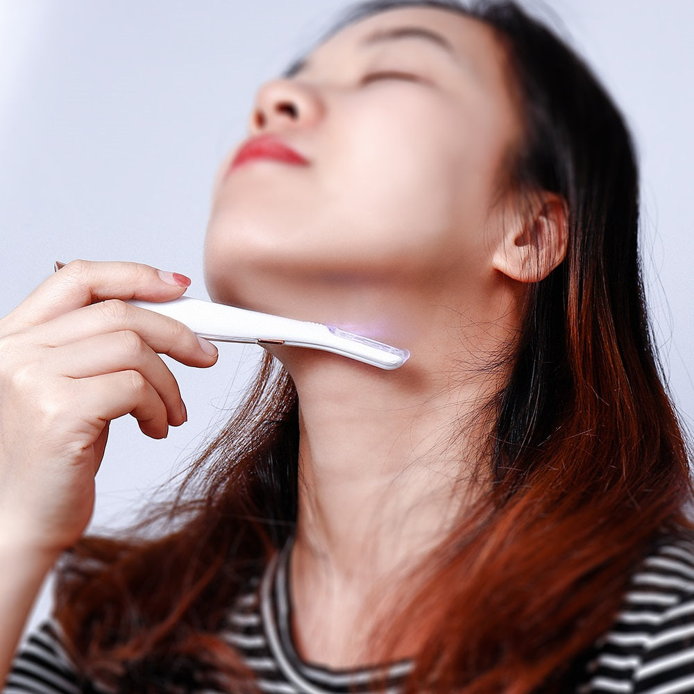 SoftSkin Gesichtshaarentferner Schmerzfreies Gesichtspflegegerät für Glatte Haut