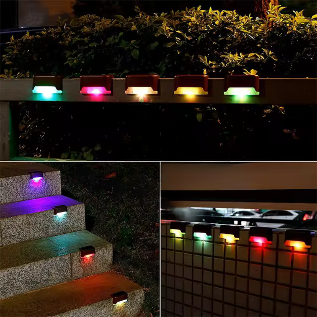 Zonne-energie Buitenwandlampen Waterdichte LED Traplampen