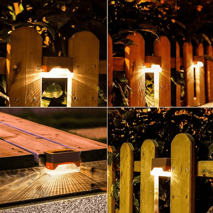 Zonne-energie Buitenwandlampen Waterdichte LED Traplampen