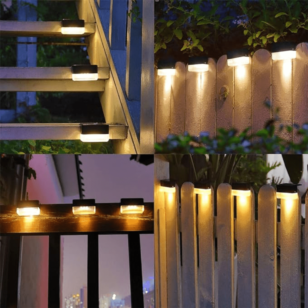 Zonne-energie Buitenwandlampen Waterdichte LED Traplampen