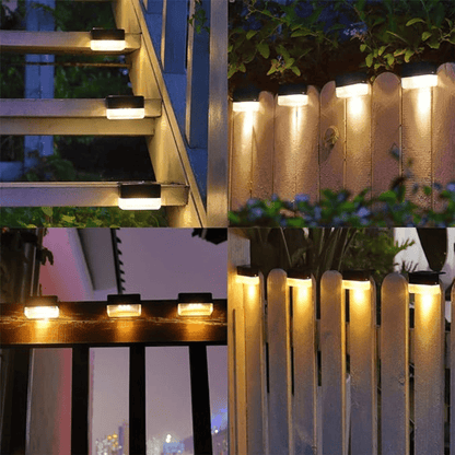 Zonne-energie Buitenwandlampen Waterdichte LED Traplampen