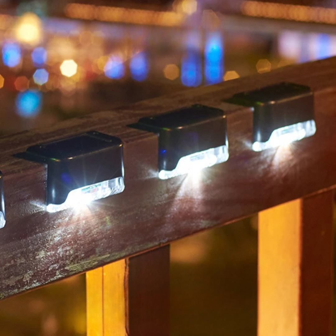 Zonne-energie Buitenwandlampen Waterdichte LED Traplampen