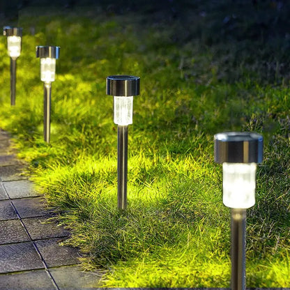 SolarGlow Außen Gartenleuchten Wasserdicht Solarbetriebene Wegbeleuchtung