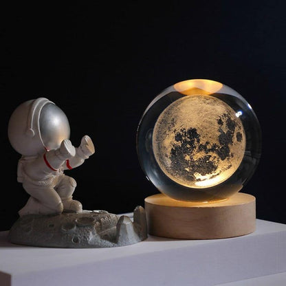 SolarSphere Kristallen Zonnestelsel LED Licht Educatieve Decoratieve Display