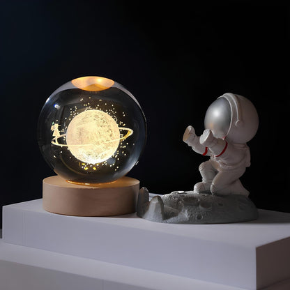 SolarSphere Kristallen Zonnestelsel LED Licht Educatieve Decoratieve Display