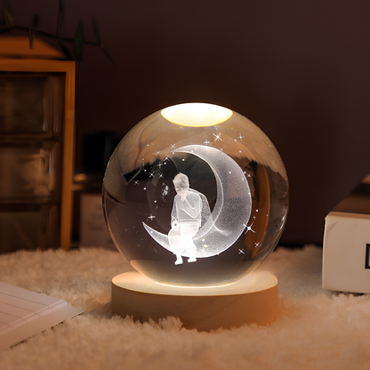 SolarSphere Kristallen Zonnestelsel LED Licht Educatieve Decoratieve Display