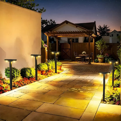SolaraPath Zonnepadverlichting – Waterdichte LED Tuinlampen Set