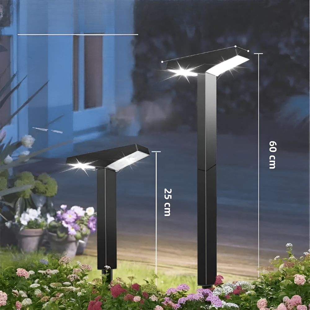 SolaraPath Zonnepadverlichting – Waterdichte LED Tuinlampen Set