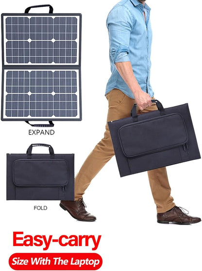 SolaraX opvouwbare zonnepaneelset 1000W draagbare oplader